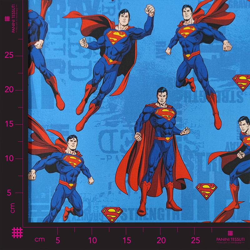 Premium Superman Cotton Fabric